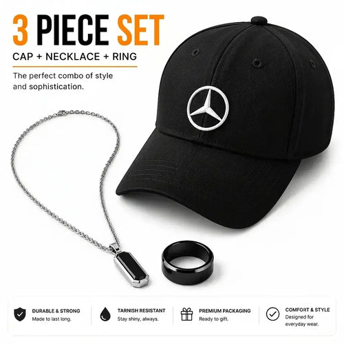 Pack of 3 Deal (Cap + Chain + Ring)